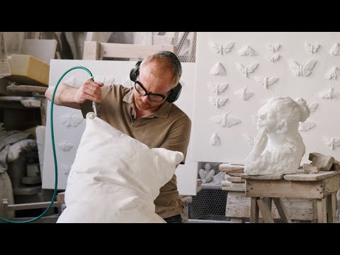 #169 KUNSTNER: Håkon Fagerås lager nydelige marmorskulpturer