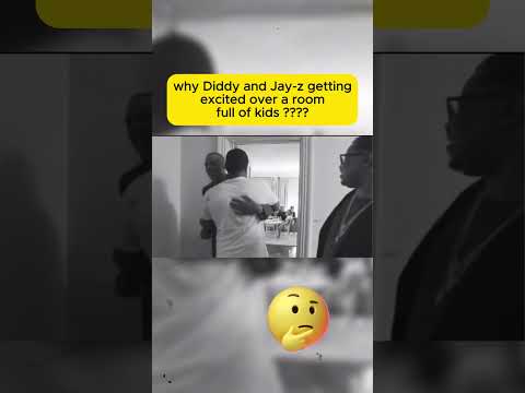 Diddy and Jay-z Getting Excited over a room full of Kids ? #diddy #jayz