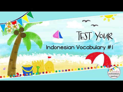 Test Your Indonesian Vocabulary #1