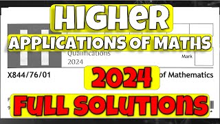 Higher Applications 2024 Paper 1