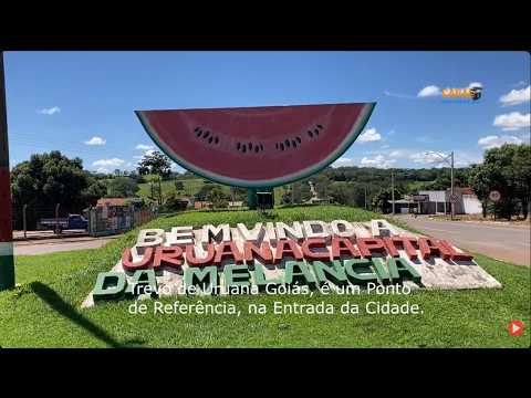 Trevo de Uruana Goiás, Melancia é um Ponto de Referência, Localizado na Entrada da Cidade.