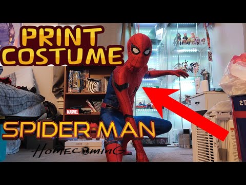 Spider-Man Homecoming PrintCostume Suit Review (My Best Spider-Man Suit YET!!)