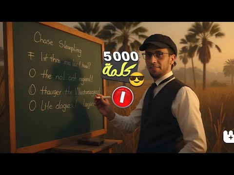 5000 كلمة إنجليزية هامة بطريقة مبتكرة وسهلة