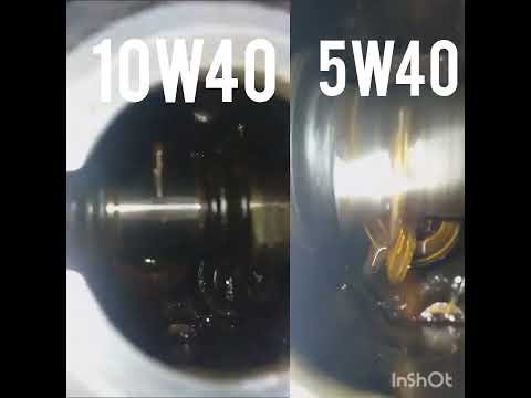 oleo 5w40 vs 10w40 ambos sinteticos
