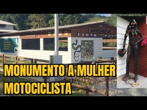 Serpenteando Café Monumento a Mulher Motociclista Rastro da Serpente em Bocaiuva do Sul