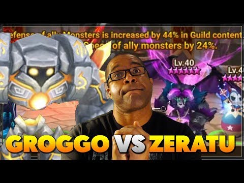 GROGGO VS ZERATU GUILD WAR DEFENSE - WILL IT WORK? | SUMMONERS WAR