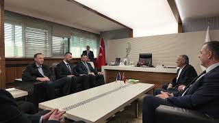 baskan buyukkilic bosna hersek heyetine turizm sehri kayseriyi anlatti