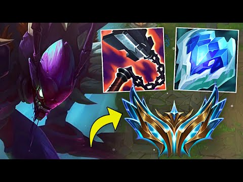 This guy got Challenger playing Tank Kha'zix mid.. so I tried his build and became an UNKILLABLE BUG