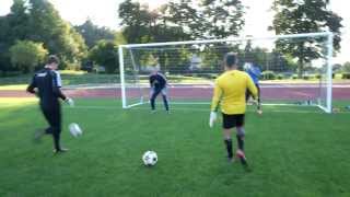 preview picture of video 'Warmup - Goalkeeper Training in Uster, Switzerland (12.08.2013)'