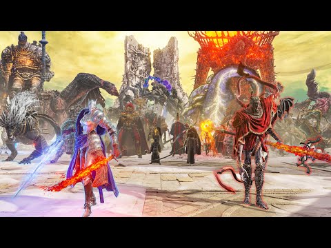 Can Messmer and Rellana Survive 30 Bosses Gauntlet? - Elden Ring Shadow Of The Erdtree DLC