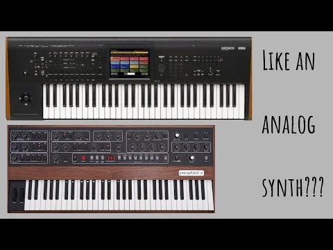 Easy "analog style" programming on Korg Kronos