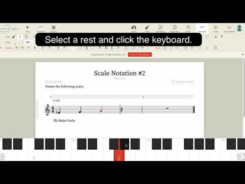 Noteflight Tutorial: Note Entry #2