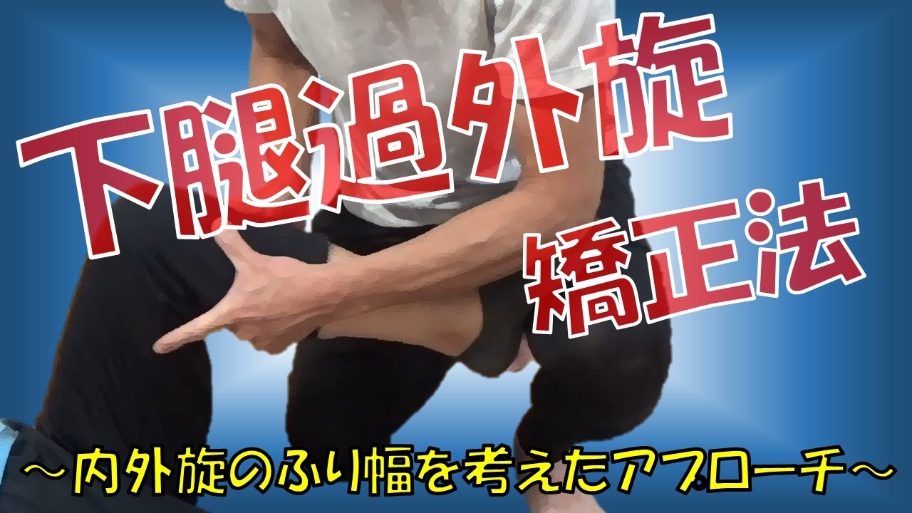 vol.391 下腿過外旋に対するアプローチ法　～内外旋のふり幅を考えて～