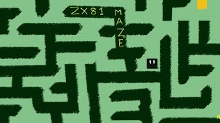 ZX81 Mazes turned into a simple game