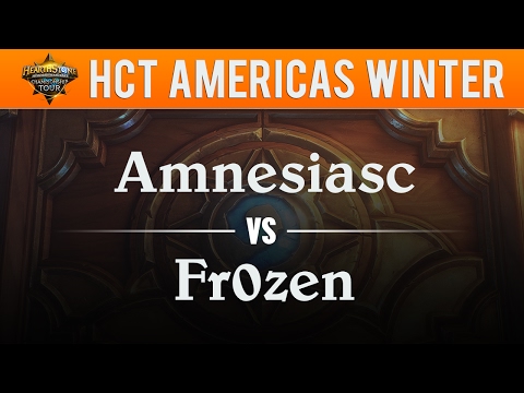 Amnesiasc vs Fr0zen - Hearthstone Championship Tour Americas 2017:  Round 4