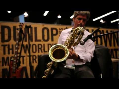 Live From NAMM 2013: Baritone Sax + Dunlop Effect Pedals