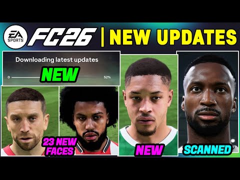 EA FC 26 NEWS | NEW UPDATE - Added Real Faces & Career Mode Additions ✅
