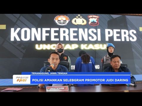 POLRES TEMANGGUNG TANGKAP SELEBGRAM PROMOSI JUDI DARING