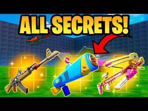 How To Get Every Secret in 1vs1 with every gun Fortnite [NEW Bubble Shotgun]