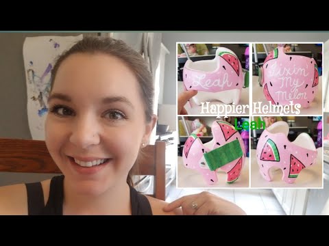 Tutorial: How to Paint and Decorate a DOC Band | Watermelon Helmet