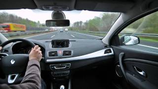 preview picture of video 'Highspeed over the Autobahn with Renault Megané 3 Coupe (from Haguenau to Karlsruhe)'