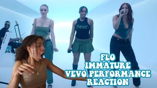 IMMATURE FLO VEVO REACTION 😭 TALENT HAS WALKED IN