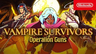 Vampire Survivors: Operation Guns – Launch Trailer Trailer