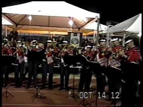 banda marcial de itanhaem - confaban de caieiras 2012 parte 1 apresentação