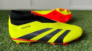 Adidas Predator League Laceless FG/AG Boots Review - On Feet & Unboxing ASMR (4K)