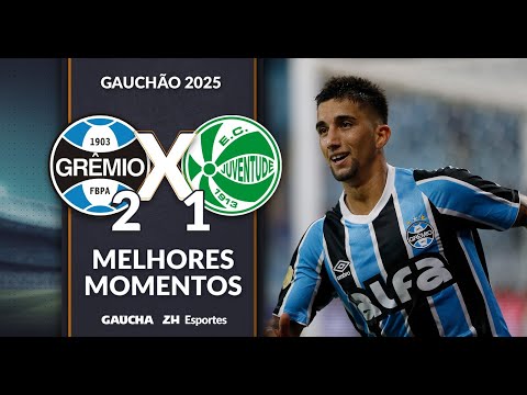 GRÊMIO 2 x 1 JUVENTUDE | MELHORES MOMENTOS | GAUCHÃO | 22/02/2025