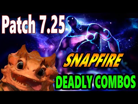 Dota 2 New Update Patch 7.25 - Snapfire New Aghanim Scepter Combos - DOTA WTF