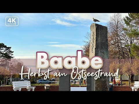 Herbst am Ostseestrand von Baabe - Rügen Urlaub 2023 (4K Walk)