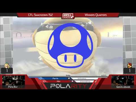 CFL Smackdown 152 WiiU - Papa Rat (ZSS) vs Godzillionare (Bowser) - Winners Quarters