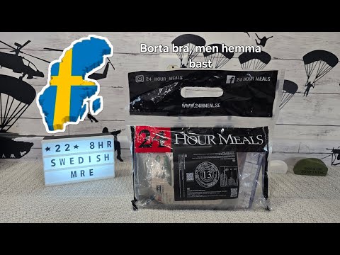 RARE Swedish Military MRE Menu 13 Meal Ready to Eat