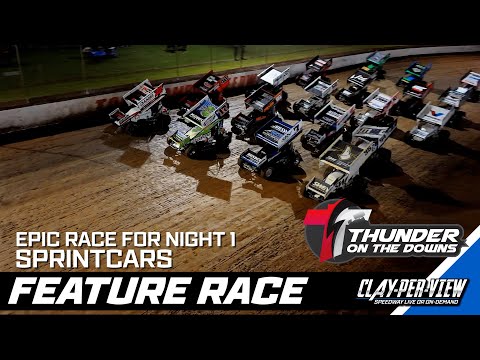 Sprintcars | Thunder on the Downs 2025 (N1) - Toowoomba - 26th Sep 2025 | Clay-Per-View