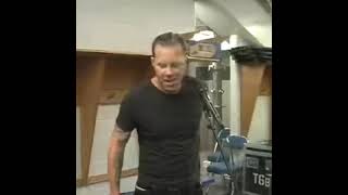 JAMES HETFIELD PLAYING BAD SEED AND TALKING ABOUT LOAD AND RELOAD MEMORIES -  RARE VIDEO #SHORTS