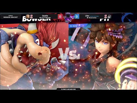 Flynn's Arcade 039 Winners Bracket - Qualia (Bowser) Vs. Lilac (Pit,Ridley) SSBU ULTIMATE