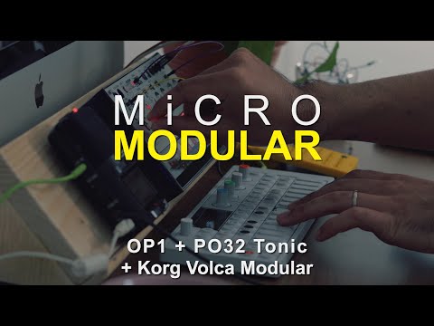 MiCRO MODULAR | OP1 + PO32 Tonic + Korg Volca Modular