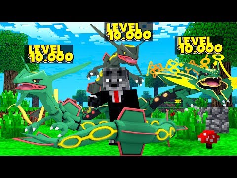 NOVO MEGA RAYQUAZA LEVEL 10.000 - MINECRAFT PIXELMON
