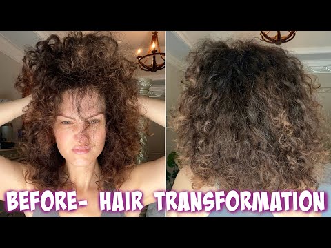 UPDATED CURLY HAIR ROUTINE USING INNERSENSE ORGANIC...