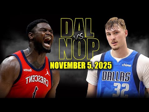 Dallas Mavericks vs New Orleans Pelicans Full Game Highlights - November 5, 2025 | NBA Season