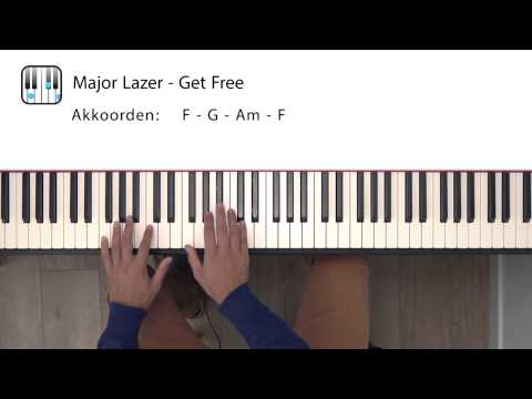 Major Lazer - Get Free (piano tutorial)