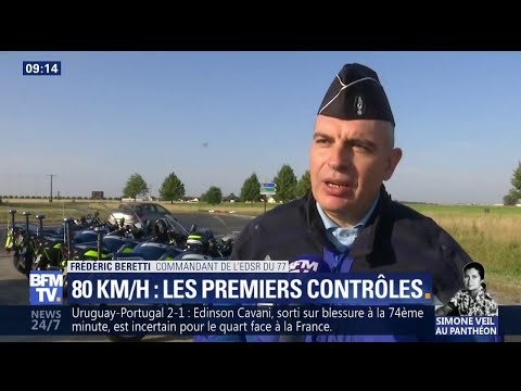 80km/h: les premiers contrôles ont eu lieu ce matin