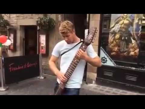 Mark White - 'Up From The Ashes' - Chapman Stick Street Performance