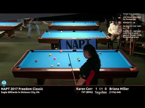 Karen Corr vs Briana Miller (Hotseat) - NAPT 2017 Freedom Classic