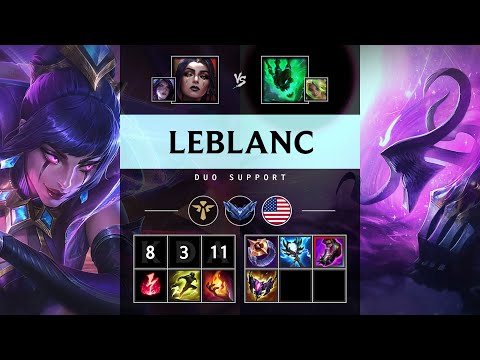 LeBlanc Support vs Thresh - NA Diamond Patch 25.12