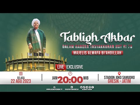 🔴LIVE | TABLIGH AKBAR MAJELIS ALWAFA BI'AHDILLAH - BERSAMA AL HABIB UMAR BIN HAFIDZ | GRESIK 2023