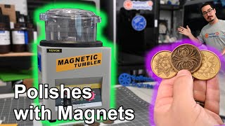 This Tiny Machine Polishes Metal Like Magic! (VEVOR Magnetic Pin Tumbler Review)