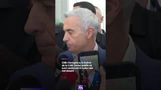 Călin Georgescu, la ieșirea de la CAB: Declar public că sunt nevinovat în toate cele trei dosare