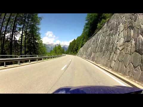 Driving the Simplon Pass, Switzerland GOPRO
